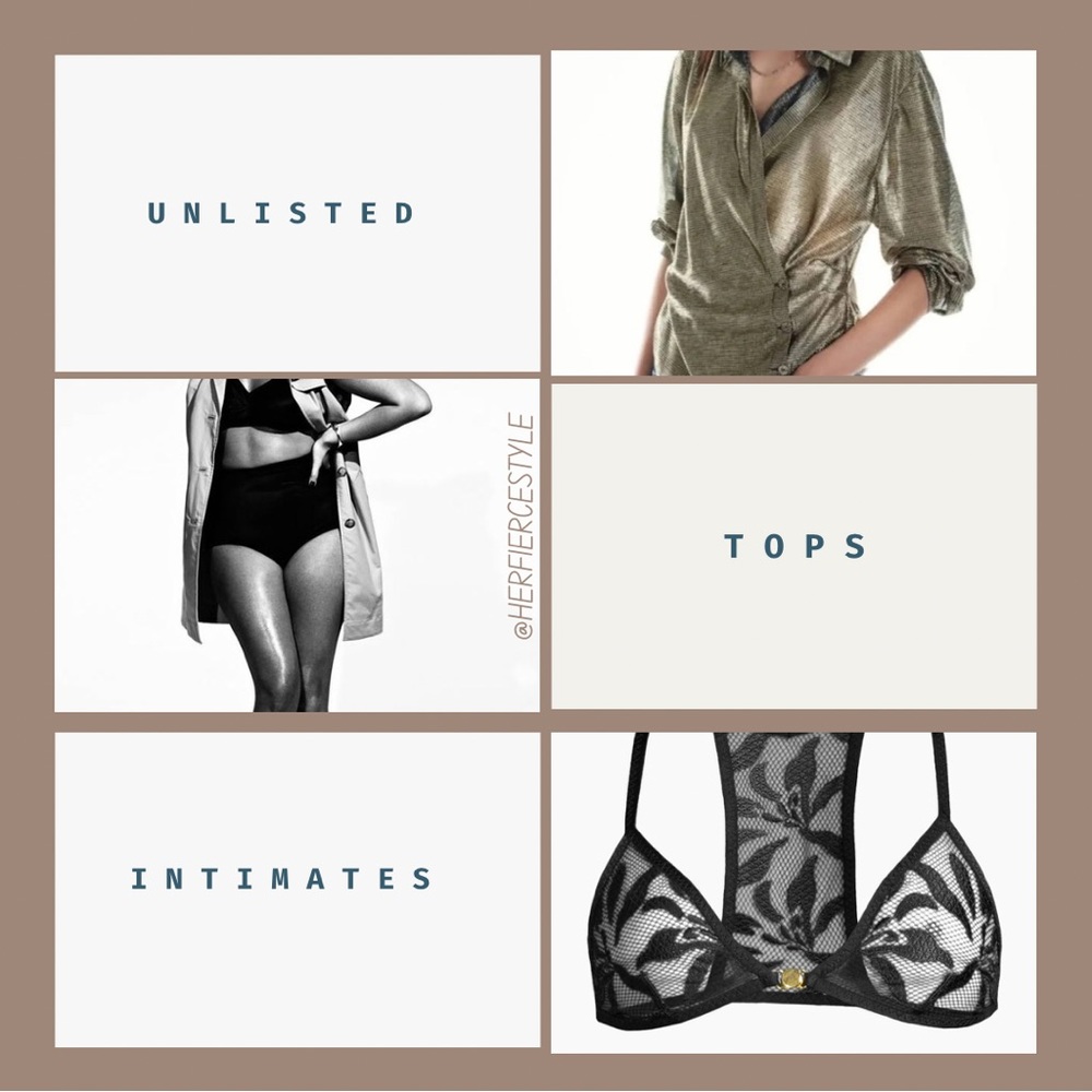 Unlisted Tops, Intimates or Dresses
